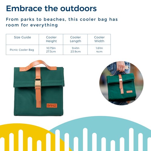 Lunch Cooler Bag Dark Green