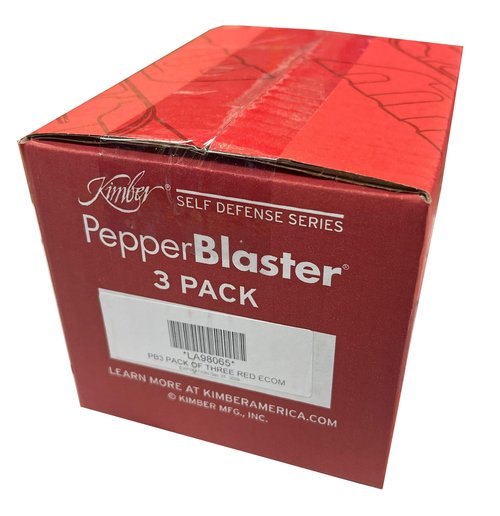 Kimber Self Defense Less-Lethal PepperBlaster 3 - (3 Pack) - Red
