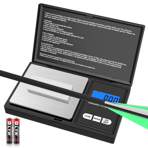 Rcfamliy Archery Scale Digital Hunting Arrows Scale Grain/Gram Bow Scales 7 Weighing Units LCD Backlight Display Included Batteries