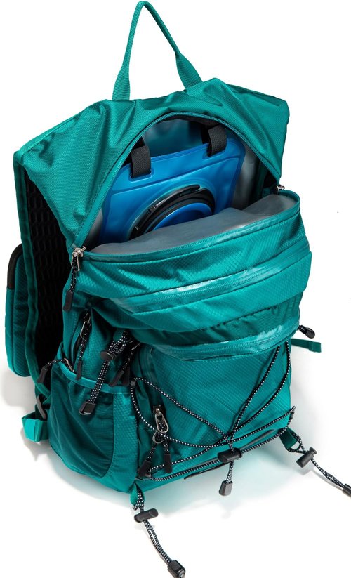 Insulated Hydration Backpack Pack with 2L Water Bladder Lightweight 22L Hiking Backpack Bag for Women Men Daypack for Hiking Running Festival Camping Biking (Teal)