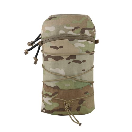 Tactical General Purpose Pocket 12x5 GP Pouch 1.5L Hydration Bag Carrier Backpack Organizer MOLLE + Belt (MC)