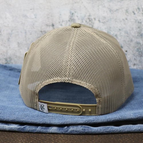 Rural Cloth America We Hunt Patch Snapback Hat, Adjustable Mesh Baseball Cap, Embroidered Trucker Hat for Men & Women, Outdoor Cap for Fishing, Hunting & More, One Size, We Hunt Deer - Bottomland Camo