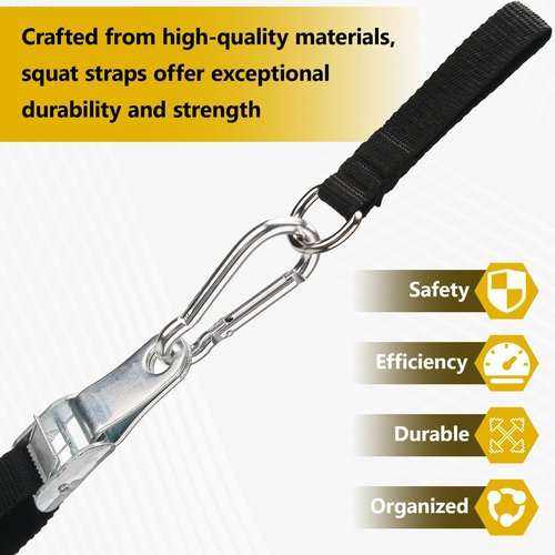 shiguan Squat Bar Extension for Bowflex Xtreme 2 Se Gyms, Squat Straps Compatible with Bowflex Bar Attachment Straps Repacement