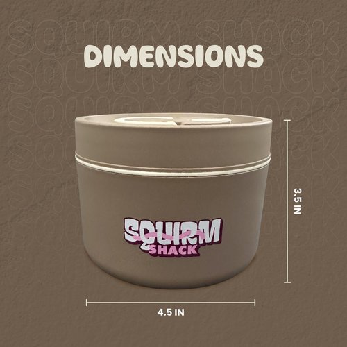 Squirm Shack Insulated Live Bait Storage - Stainless Steel, Compact, Durable, Keeps Bait Fresh and Alive (Original)