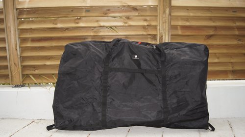 lamaki Bike Travel Bag XXL for Road & Gravel, MTB 26-29 inch - Only Remove the Front Wheel - Premium Metal Zippers, Heavy Duty Nylon 1680D - Bike Transport Bag - Ideal for Bikepacking