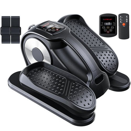 UTRYUP Under Desk Elliptical Machine, Electric Elliptical Machine While Sitting for Seniors with Remote Control, 12-Speed Adjustable & Quiet Operation, Compact Pedal Exerciser for Home or Office Use