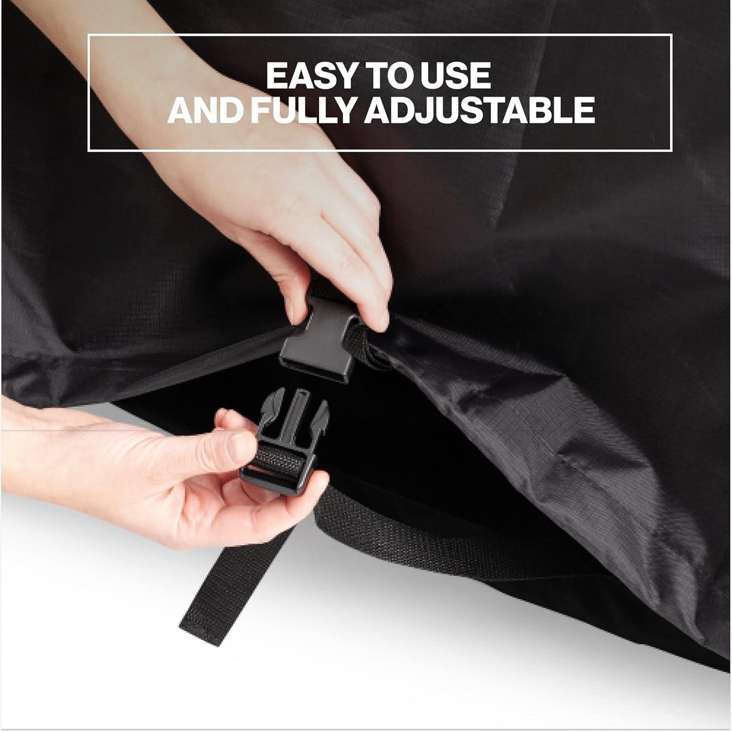 TeamObsidian Bike Cover - Waterproof Outdoor & Indoor Bicycle Storage For 1 to 3 Bikes - Heavy Duty Ripstop 210D Tent Material - Stationary Electric Bike Protection for All Seasons