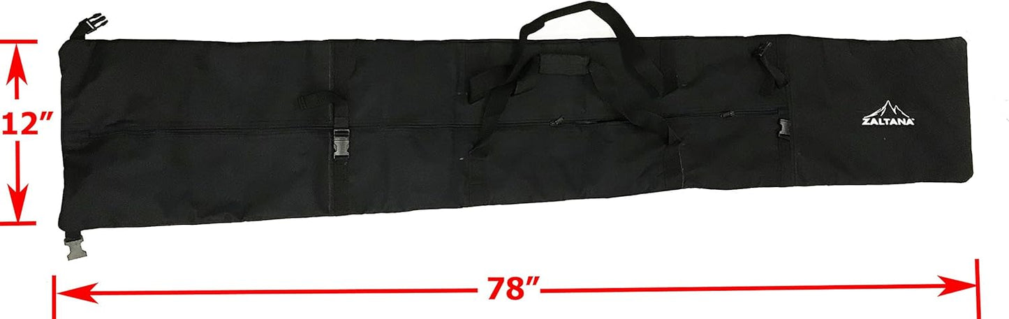Zaltana Padded SKI Carrier Bag, Rack, Holds ski Boots Bag Combo SKB12