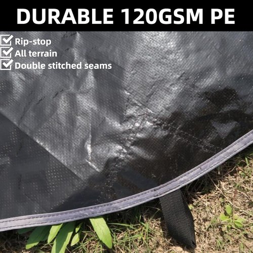 DANCHEL OUTDOOR B5PRO/B2/B2A Bell Tent Footprint, 3/4/5/6m Waterproof Round Tarp Ground Sheet for Canvas Yurt Tent Floor Protector Camping Glamping Accessories