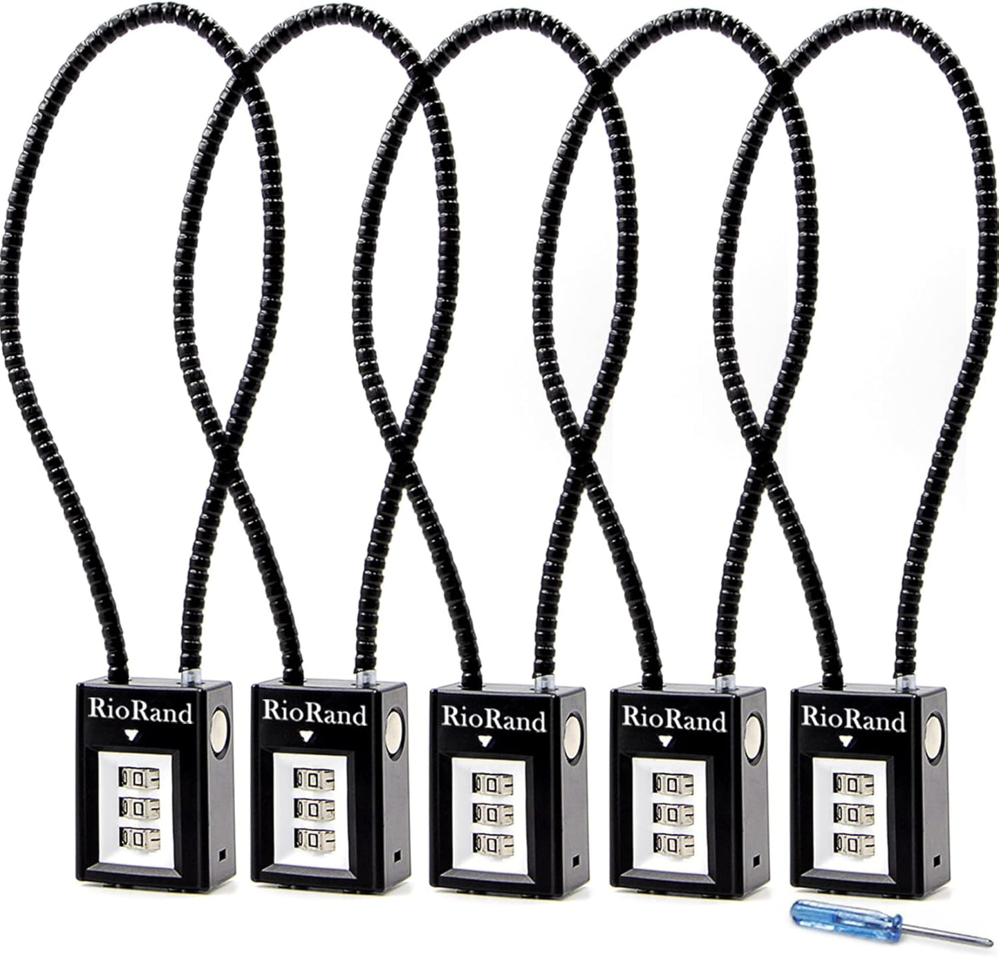 RioRand Trigger Lock 3 Digit Combination 15 Inch Gun Cable Lock