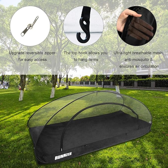 Single Pop up Portable Mosquito Camping Net Tent