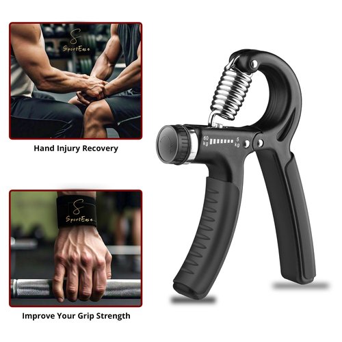 S SportEase Grip Strength Trainer & Hand Gripper Strengthener – Enhance Forearm, Wrist & Hand Power | Best Hand Strengthening Devices & Grip Strength Tester for Athletes, Climbers, Rehab & Daily Use