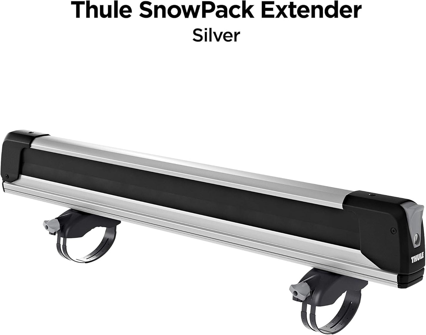 Thule SnowPack Ski/Snowboard Rack, Large (6 Pr/4 Boards), Black