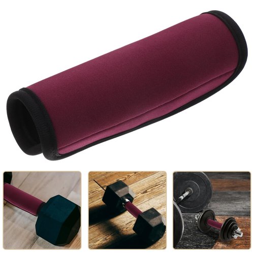 Toddmomy 2pcs Single Bar Grip Sleeves: Rubber Foam Grip Wrap Heavy-Duty Gym Accessory for Equipment Attachment