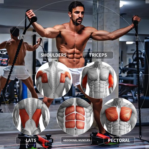 veimia Ergonomic Gym Handles, Double D Row Handles, Cable Machine Handles for T-Row, Pullers, Resistance Bands, Gym Handles for Cables, Strength Trainers and Tricep Exercise Machine Attachments