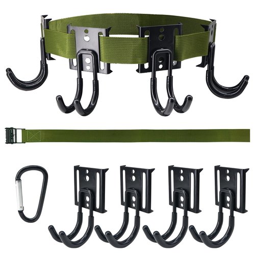 succulentlovers Tree Strap Gear Hanger Hunting - Tree Stand Bow Hangers Includes 4 Tree Gear Hooks & Tie Down Straps Tree Saddle Accessories Bow Hunting Gear for Hunting﻿