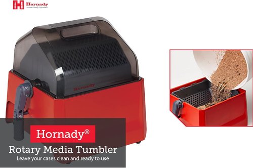 Hornady Rotary Media Sifter 050207 - Efficiently Separate Tumbling Media from Cartridge Cases with Clear Lid & Locking Pin