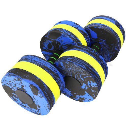 Yummy Sam 2Pcs Water Dumbells Pool Water Aerobics Resistance Water Weight Water Aerobics High-Density EVA-Foam Pool Fitness Water Weights for Pool Exercise (Camouflage)