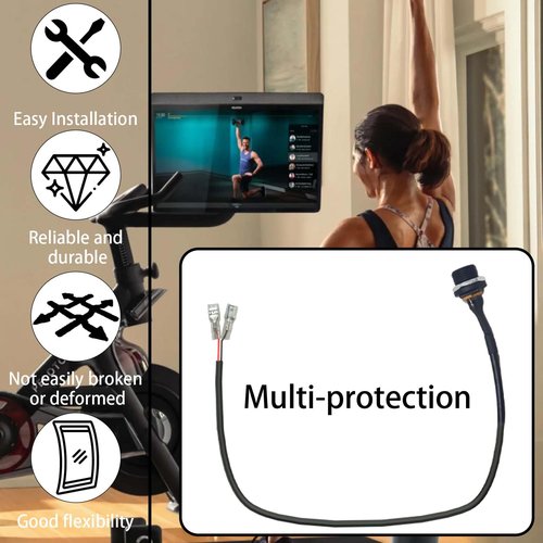 Replacement Power Connector Cable for Peloton Exercise Bike Plug Connector(Excludes Bike Plus) Compatible with Peloton Bicycles