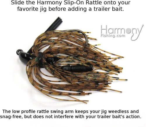Harmony Fishing - Slip-On Low Profile Jig Rattles (10 Pack)
