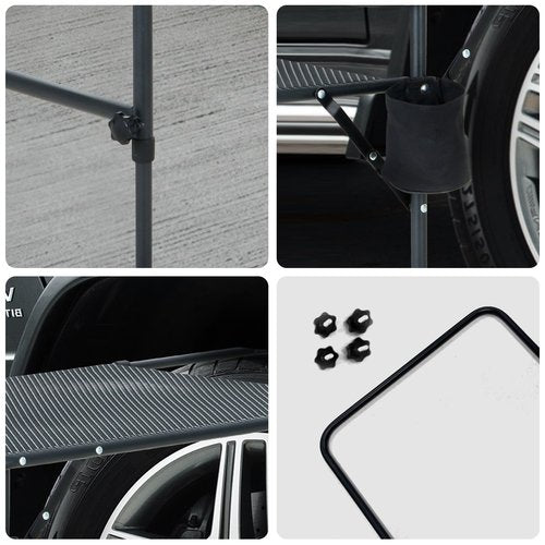 Nice C Tailgate Table, Car Desk, Tailgate Table, Car Camping, Camping Tables, Overlanding Gear, Vehicle Tables, Adjustable Height & Length, Lightweight