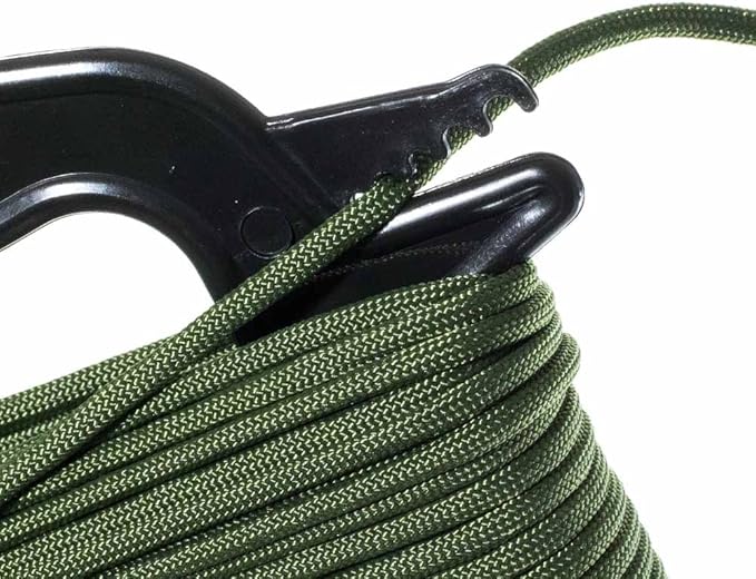 Paracord Planet 550lb Paracord with Line Winder Organizer 100 ft (Moss)