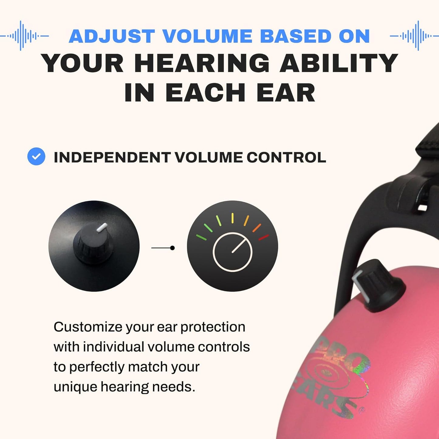 Pro Ears Gold II 30 Electronic Hearing Protection, Military Grade Tactical Ear Muffs, NRR 30 DB