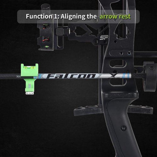SPG Bow Level Tuning Kit - Compound Bow Tuning Tools with Arrow Rest Level, Universal Bubble