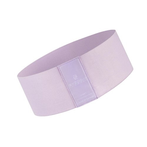BYZOOM FITNESS Fabric Resistance Band Elastic Booty Band, Perfect for Fitness Working Out at Home Gym, Leg Training Workout for Woman–Resistance Level Light 11lb/5kg Purple