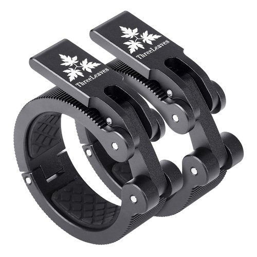 ThreeLeaves Aluminum Olympic Barbell Clamps 2 Inch, Heavy Duty Barbell Collars, Quick Release Weight Clips, Secure Bar Locks for Professional Weightlifting & Gym Training.