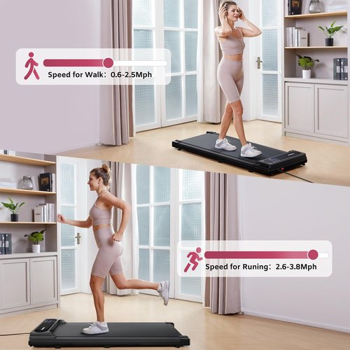 TheNeat Walking Pad, Under Desk Treadmill, Treadmills for Home & Office, Walking Jogging Running Machine, NeatWalk