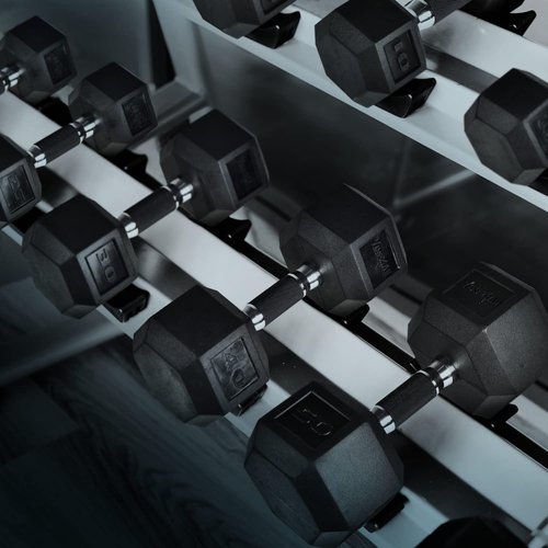 Dumbbell Hex - Rubber Grip - 5lbs - Pair