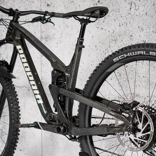 Riesel Design - Bike Rear Triangle Frame Protection Tape, for Chainstays and Seatstays, Protection Against Scratches and Abrasions - Easy Installation, No Tools Required - Chain:Tape 3000 - Clear