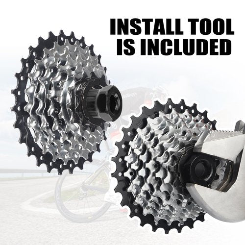 MAKELEN 7 Speed E-Bike Freewheel 11-28 Teeth Screw On Multiple Freewheel Threaded Type Freehub Replacement Parts