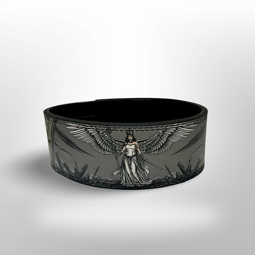 Angel Wings Lever Weight Lifting Belt - Heavy Duty Powerlifting for Deadlifts, Squats, Back Support (Medium)