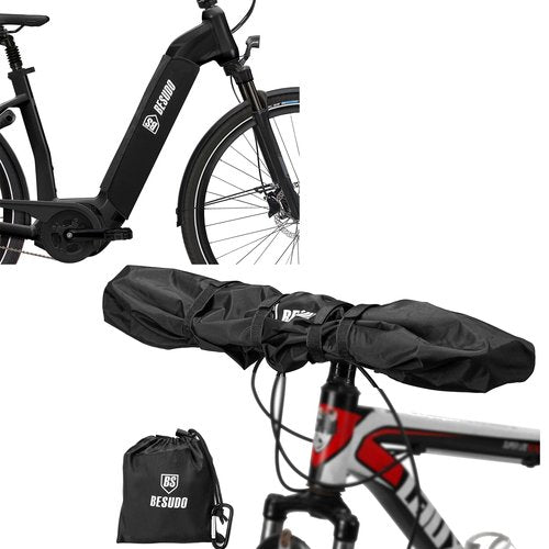 Besudo E-Bke Handlebar Cover and Battery Protective Cover - Ideal Protection for your E Bike for Transport
