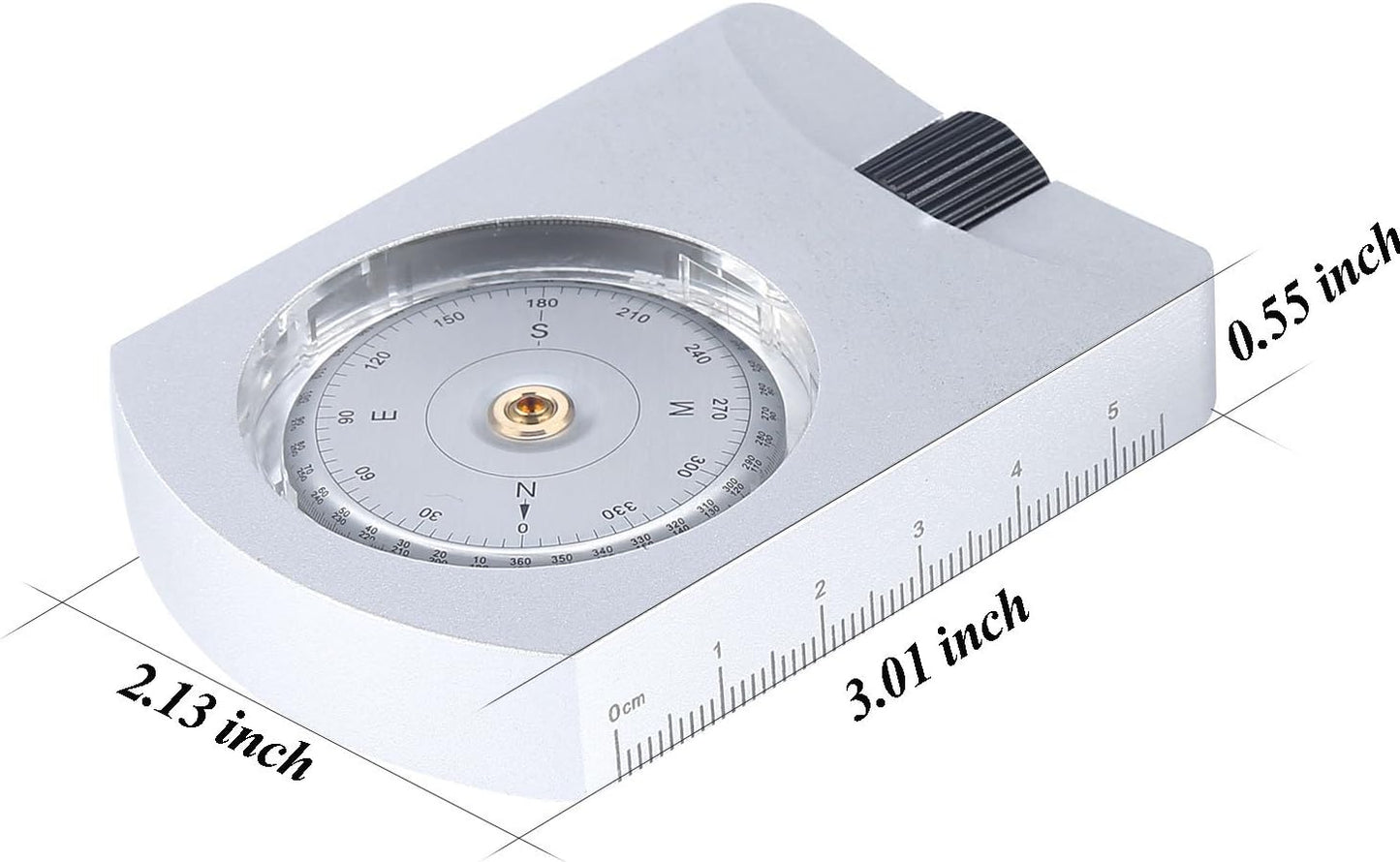 Professional Mini Altimeter Aluminum Sighting Clinometer Slope/Height Measurement Tilt Level Meter Angle Finder Clinometer Gauge Measurement Tool