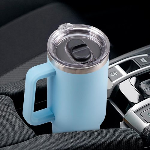 Soledea 40oz Replacement Lid for Stanley Quencher, Stronghold Lid Spill Proof Splash Resistant Tumbler Lids for 40oz Stanley Cup Accessories