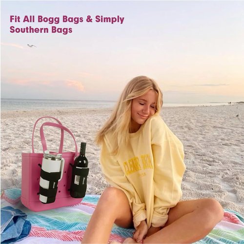 Blevonh 2 Pack Bogg Bag Cup Holder for Stanley, Fit Simplify Resistance Loop Exercise Bands