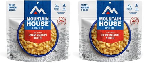 Mountain House Creamy Macaroni & Cheese | Freeze Dried Backpacking & Camping Food | 2 Servings (Pack of 2)