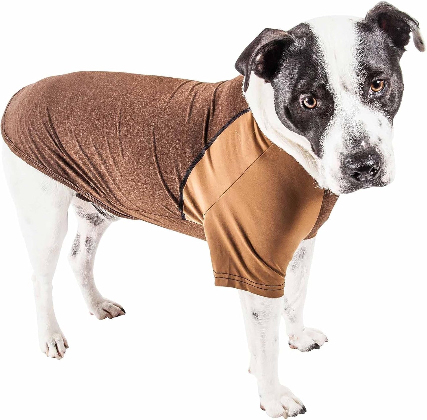 Pet Life ® Active 'Hybreed' 4-Way Stretch Two-Toned Performance Dog T-Shirt X-Large