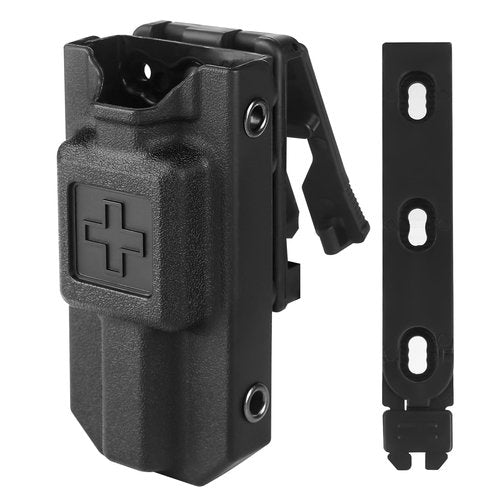 Locking Clip Tourniquet Holder, Belt Clip Pouch for Universal Molle System, Belt Mount Lock Clip Pouch Compatible with G-E-N 7 and Older Models