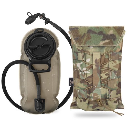 PETAC GEAR 1.5L / 3L Tactical Hydration Pack，Molle Carrier Pouch for 50 oz /100 oz Hydration Bladder Daypack Water Backpack.