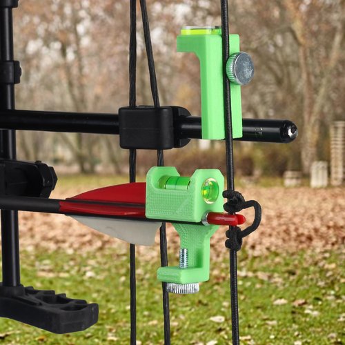 SPG Bow Level Tuning Kit - Compound Bow Tuning Tools with Arrow Rest Level, Universal Bubble