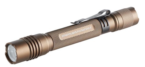 Streamlight 88137 ProTac 2AA-X 550-Lumen Multi-Fuel Personal Carry Tactical Flashlight with USB-C Rechargeable Battery, Coyote