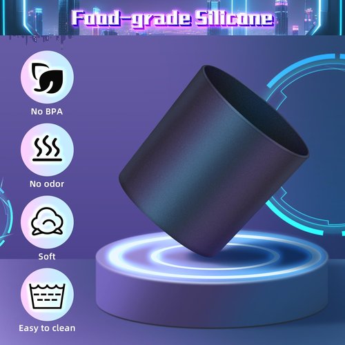 WUQID Chameleon Higher Silicone Boot, Compatible with Stanley Quencher H2.0 40oz 30oz 20oz & IceFlow Flip 30oz 20oz, Reduces Dents Water Bottle Sleeve Anti-Slip Cover