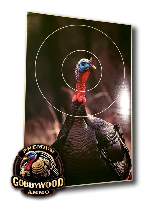 Peel & Stick Reactive Turkey Target 12" x 18" (5 Pack).