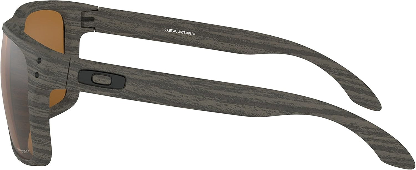 Oakley Holbrook XL Sunglasses Woodgrain with Prizm Tungsten Polarized Lens 59mm