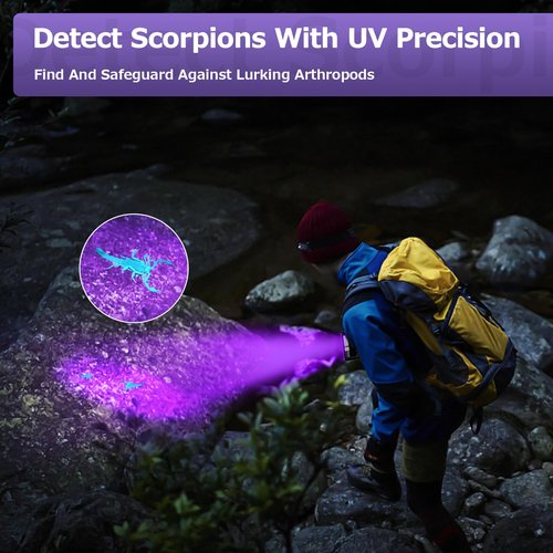 Rechargeable UV Black Light, 60W 5000mAh Dimmable UV Light, 100 LED 395nM LED Ultraviolet Blacklight, for Dog Cat Pet Urine Stains Detection, Bed Bug, Scorpions, Bedroom, Camping, Outdoor