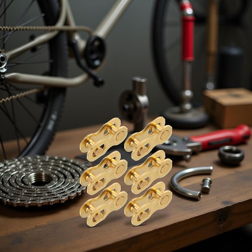PurYupearl 5 Pairs 6/7/8 Speed Quick Link Bike Chain Repair Tool Mountain Bicycle Chain Joint Connector MTB Magic Buckle Missing Link Chains Drivetrain Components